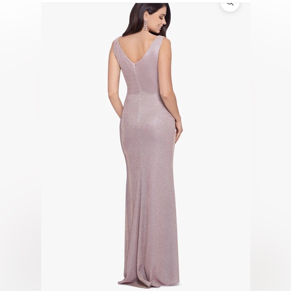 Betsey Johnson “Serene” Long Galaxy Glitter Gown - Picture 3 of 3